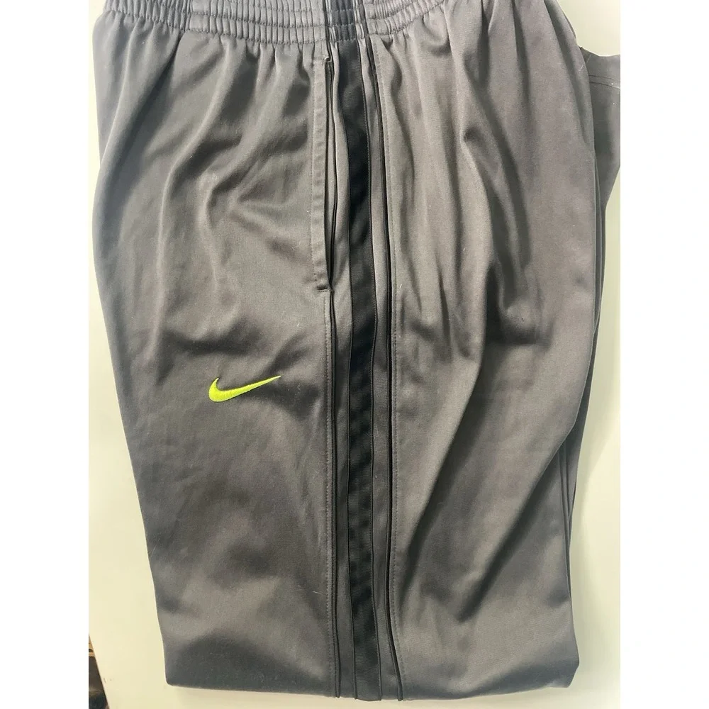 Nike Basketball Track Pants Men's Size Small Charcoal Gray‎ Athletic Joggers